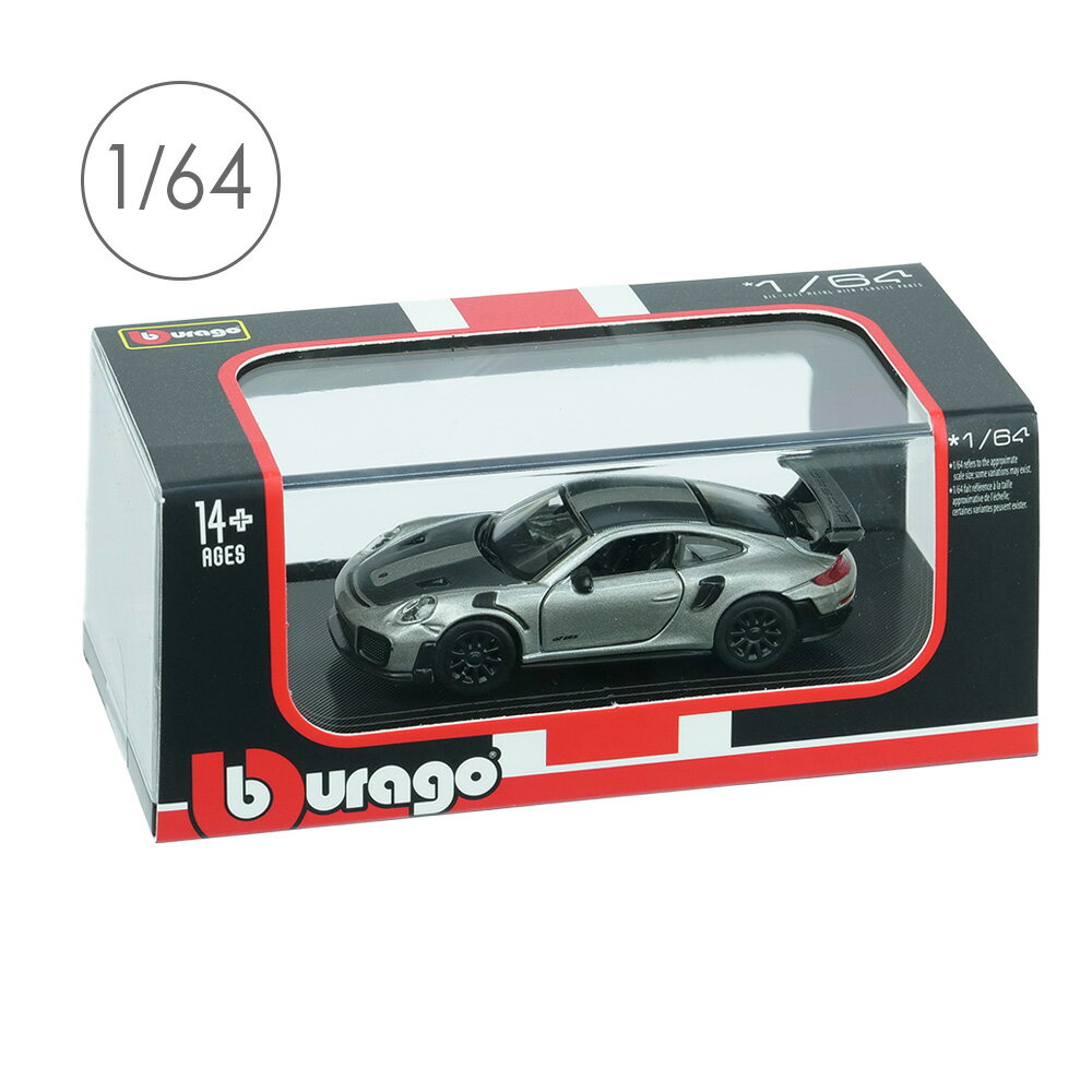 樂天商城 - Bburago 1/64スケール ポルシェ 911 GT2 RS グレイ BUR59089GY