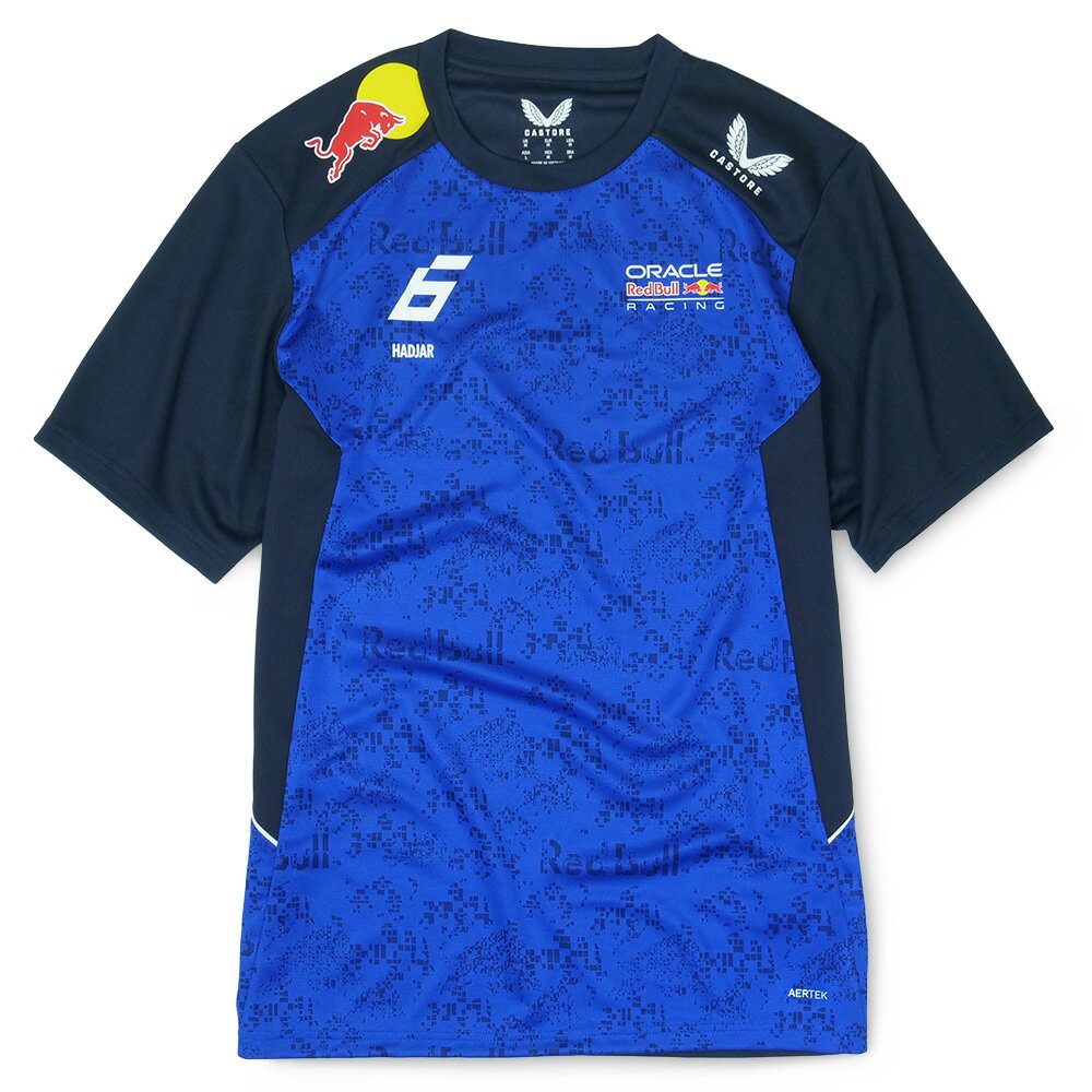 Rakuten - オラクル レッドブルレーシング チーム I.ハジャー ドライバーズ Tシャツ 2026 ネイビー TM14197