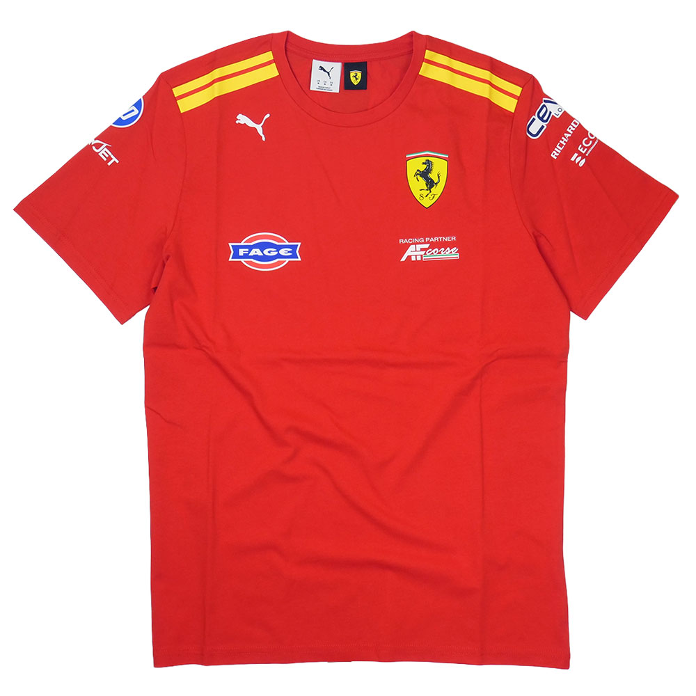 Rakuten - PUMA スクーデリア フェラーリ AF Corce LMH チーム Tシャツ 2026 レッド 713844-01
