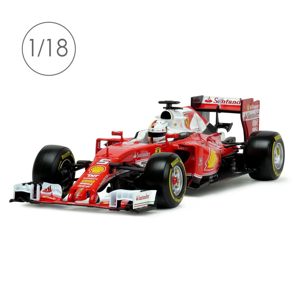 Rakuten - Bburago 1/18スケール フェラーリ SF16-H S.ベッテル 2016年モデル BRG-18-16802SV