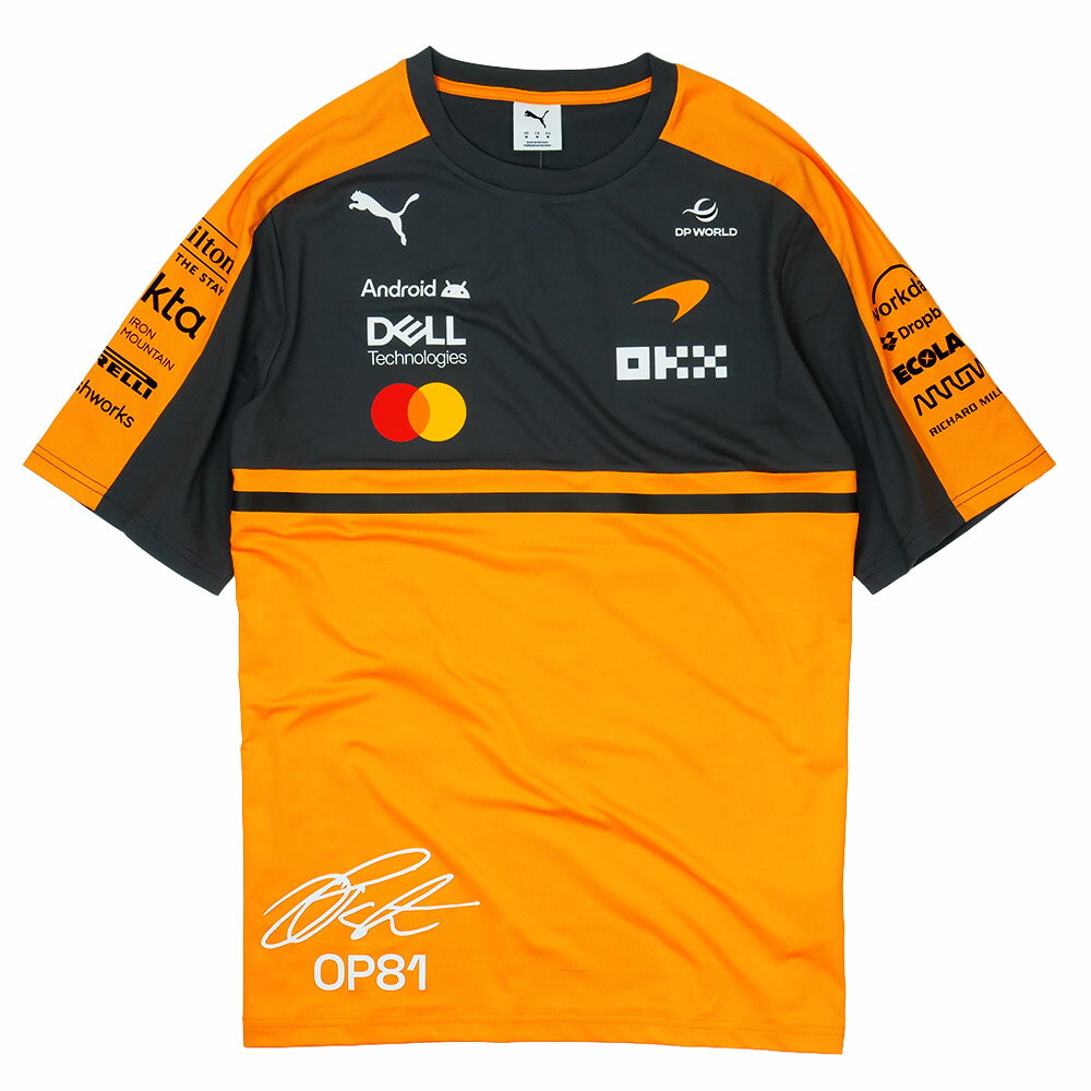 Rakuten - PUMA マクラーレン F1チーム O.ピアストリ Tシャツ 2026 オレンジ 713954-01