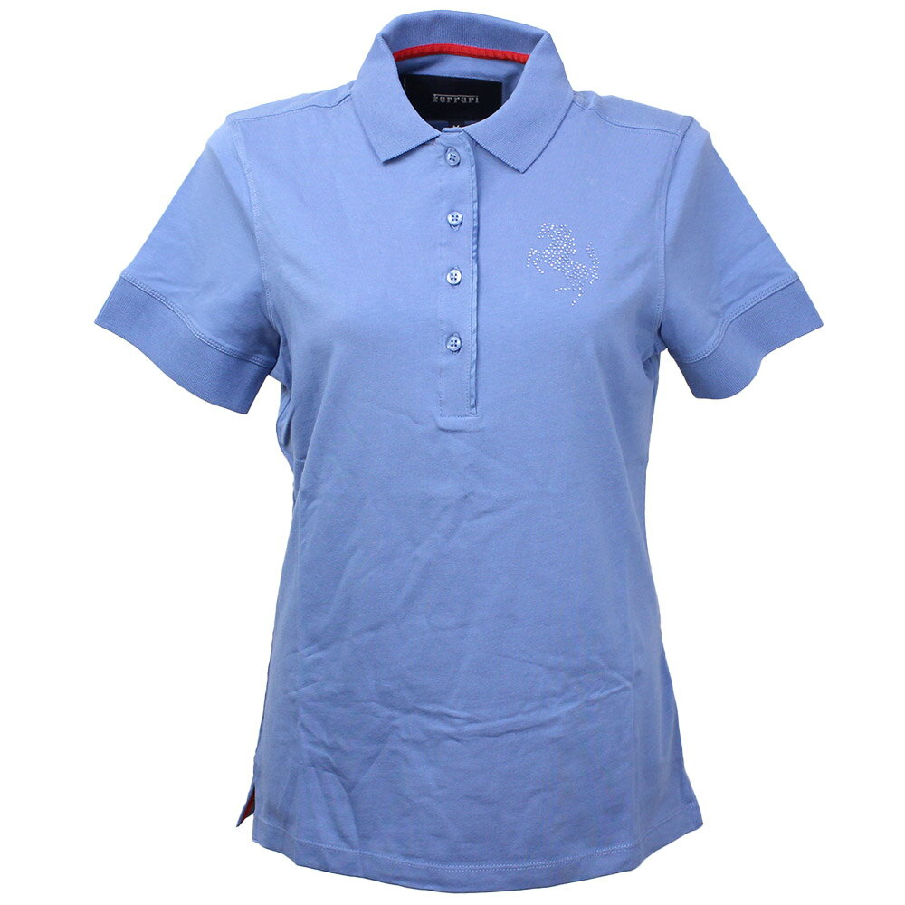 フェラーリ レディース プランシングホース ポロ ライトブルー