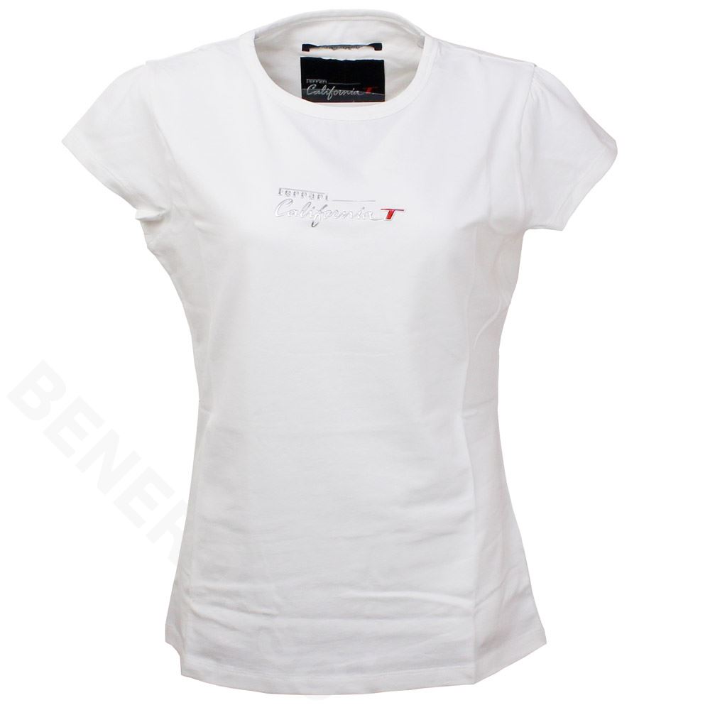 Rakuten - フェラーリ レディース カリフォルニアT Tシャツ ホワイト/ブルー