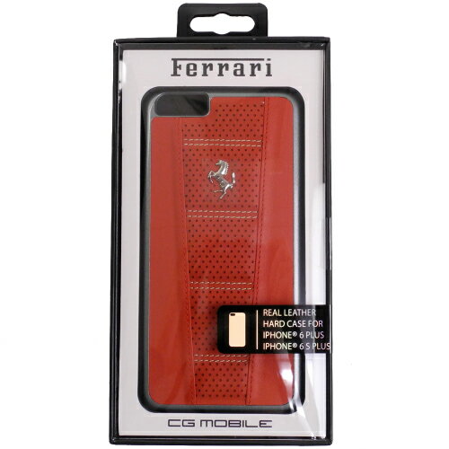 Rakuten - フェラーリ iPhone6 Plus /6s Plus 458 レザー ドット ハードケース シルバー FE458PHCP6LREB