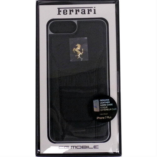 Rakuten - フェラーリ iPhone7 Plus /8 Plus 488 レザー ハードケース ゴールド ブラック FESEGHCP7LBK