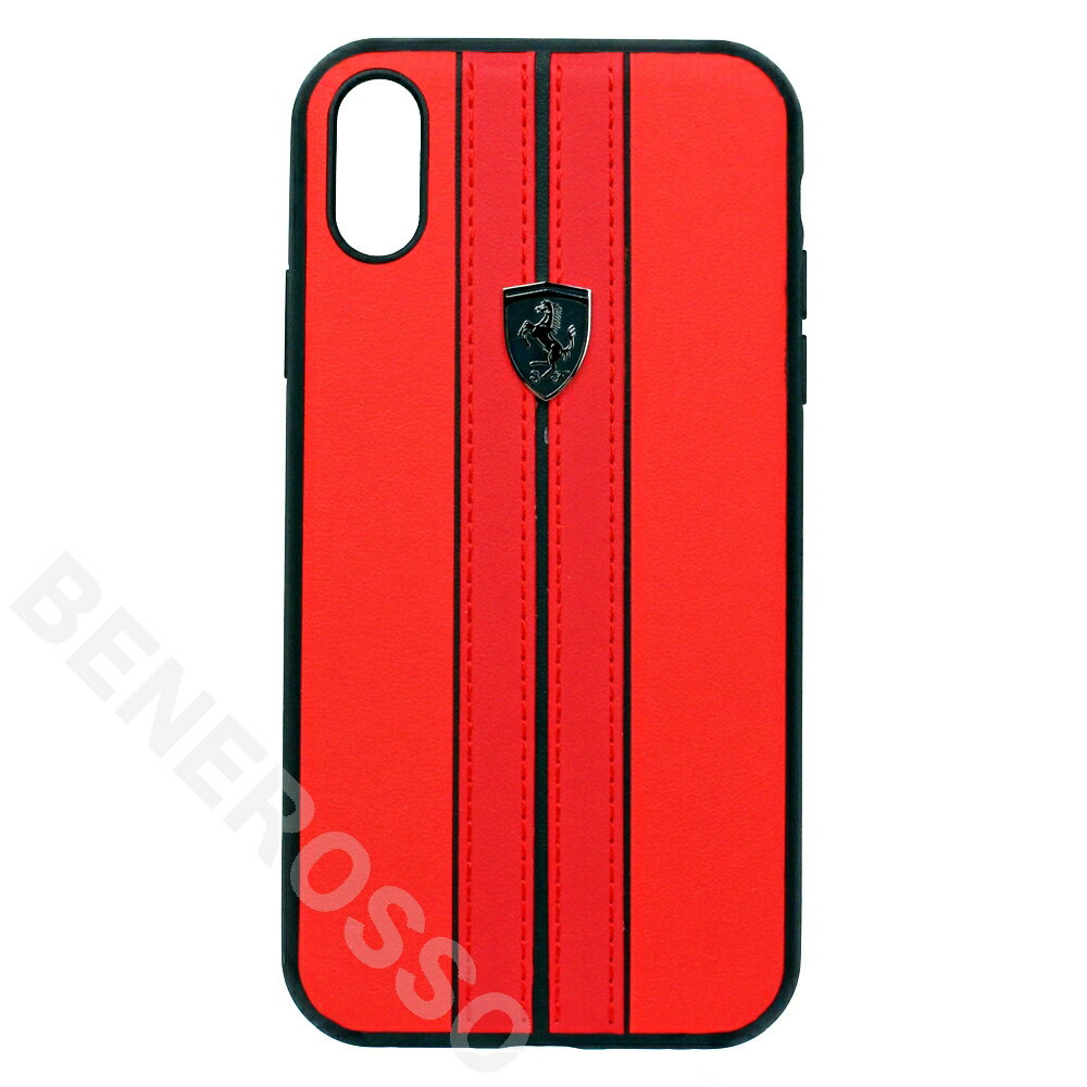 Rakuten - フェラーリ iPhone XR PUレザーハードケース OFF TRACK LOGO レッド FEURHCI61REB