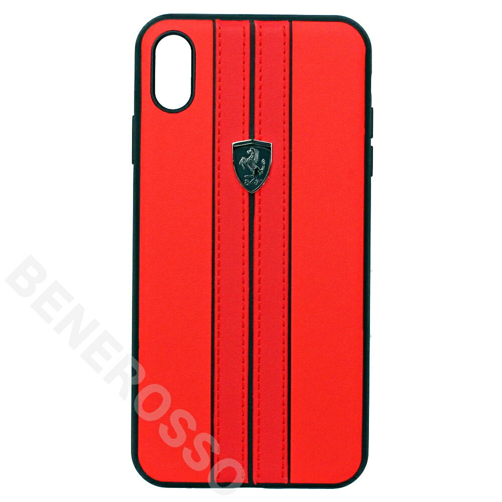 Rakuten - フェラーリ iPhone XS Max PU レザーハードケース OFF レッド FEURHCI65REB