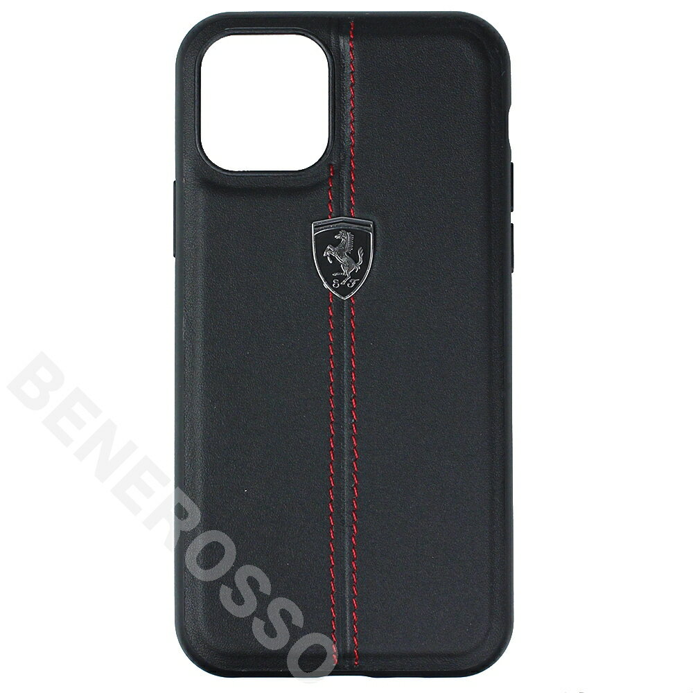 樂天商城 - フェラーリ iphone 11 VERTICAL STRIPE レザーハードケース ブラック FEHDEHCN61BK