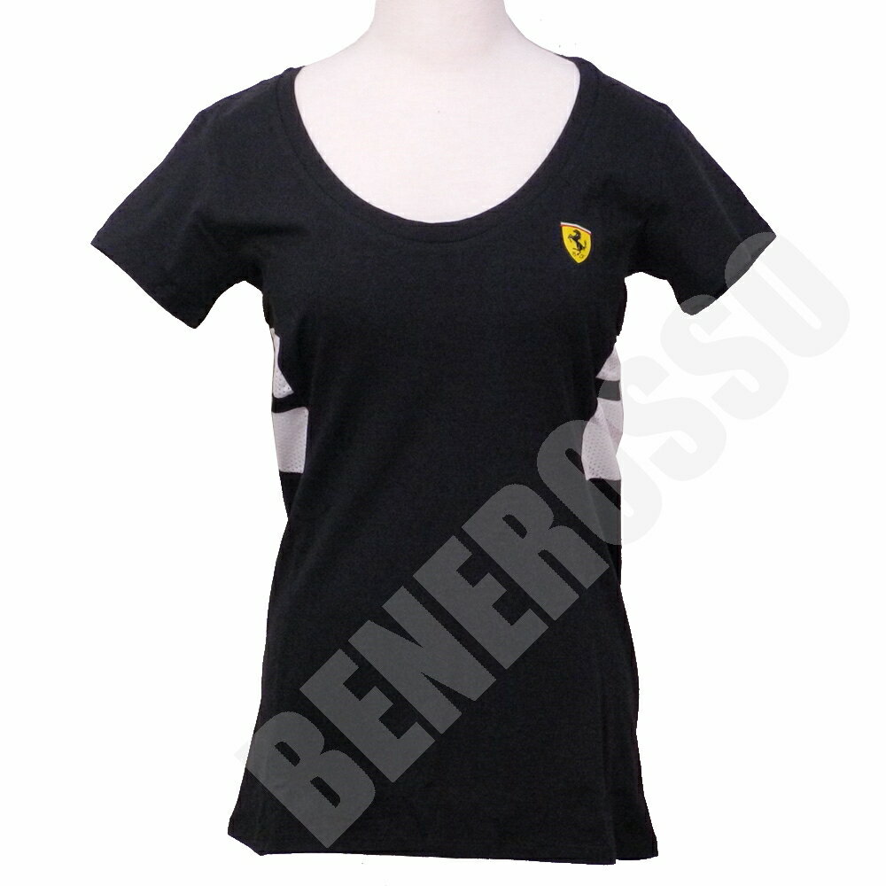 Rakuten - フェラーリ SF レディース レース Tee ブラック 130171034-100