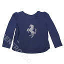 フェラーリ ベビー プランシングホース LS Tシャツ 18ヶ月 ネイビー PUOF003GAF2