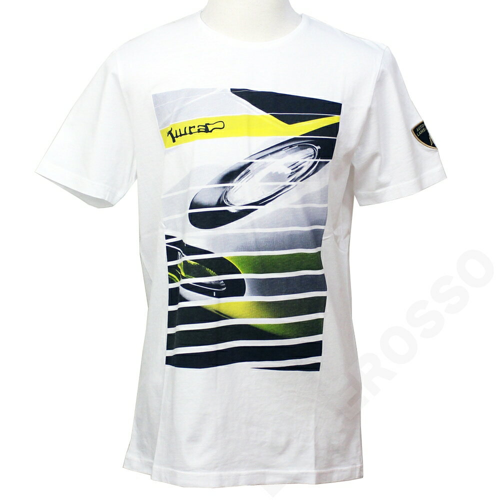 Rakuten - ランボルギーニ メンズ Miura プリント Tee ホワイト （Bianco Isi）9012213CCW086