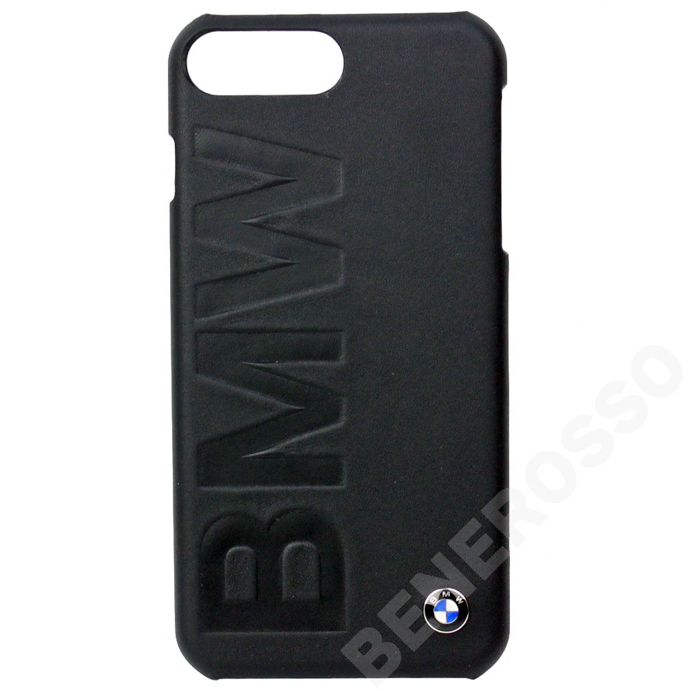 Rakuten - BMW iPhone 7Plus / 8Plus レザー ハードケース Big ロゴ ブラック BMHCP7LLOB
