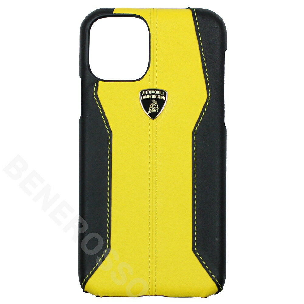Rakuten - ランボルギーニ iPhone11Pro レザー バックケース Huracan-D1 イエロー LB-HCIP11-HU/D1-YW