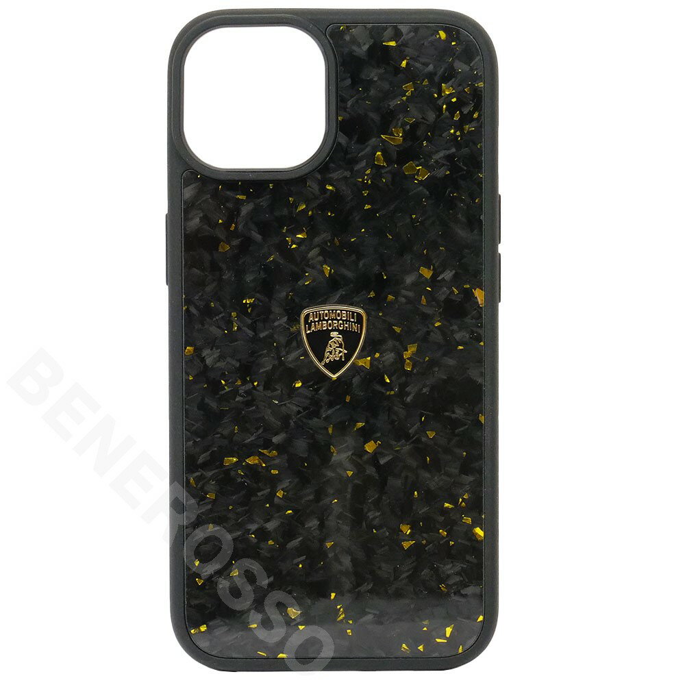 Rakuten - ランボルギーニ iPhone14 リアルカーボン バックカバー ウラカン D14 フラック/ゴールド LB-TPUPCIP14-HU/D14S-GD