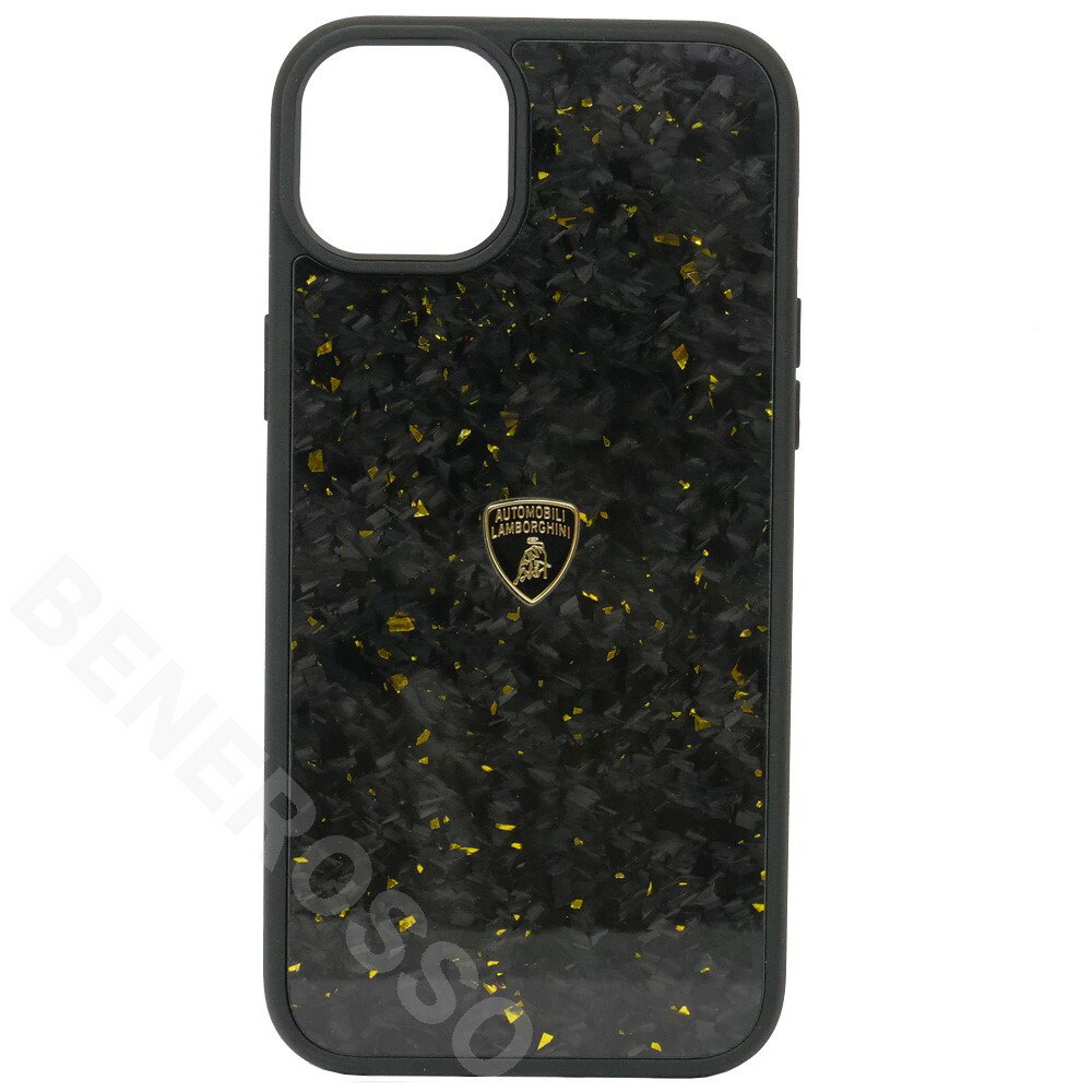 Rakuten - ランボルギーニ iPhone14plus リアルカーボン バックカバー ウラカン D14 フラック/ゴールド LB-TPUPCIP14M-HU/D14S-GD