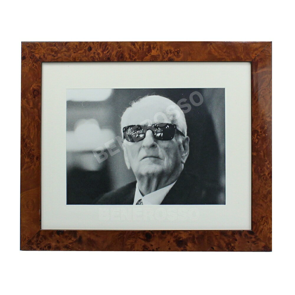 フェラーリ オリジナル 記念品 Enzo Ferrari フォト 額装 【返品・交換対象外】