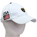ランボルギーニ キャップ USA ホワイト 9011663CCW017