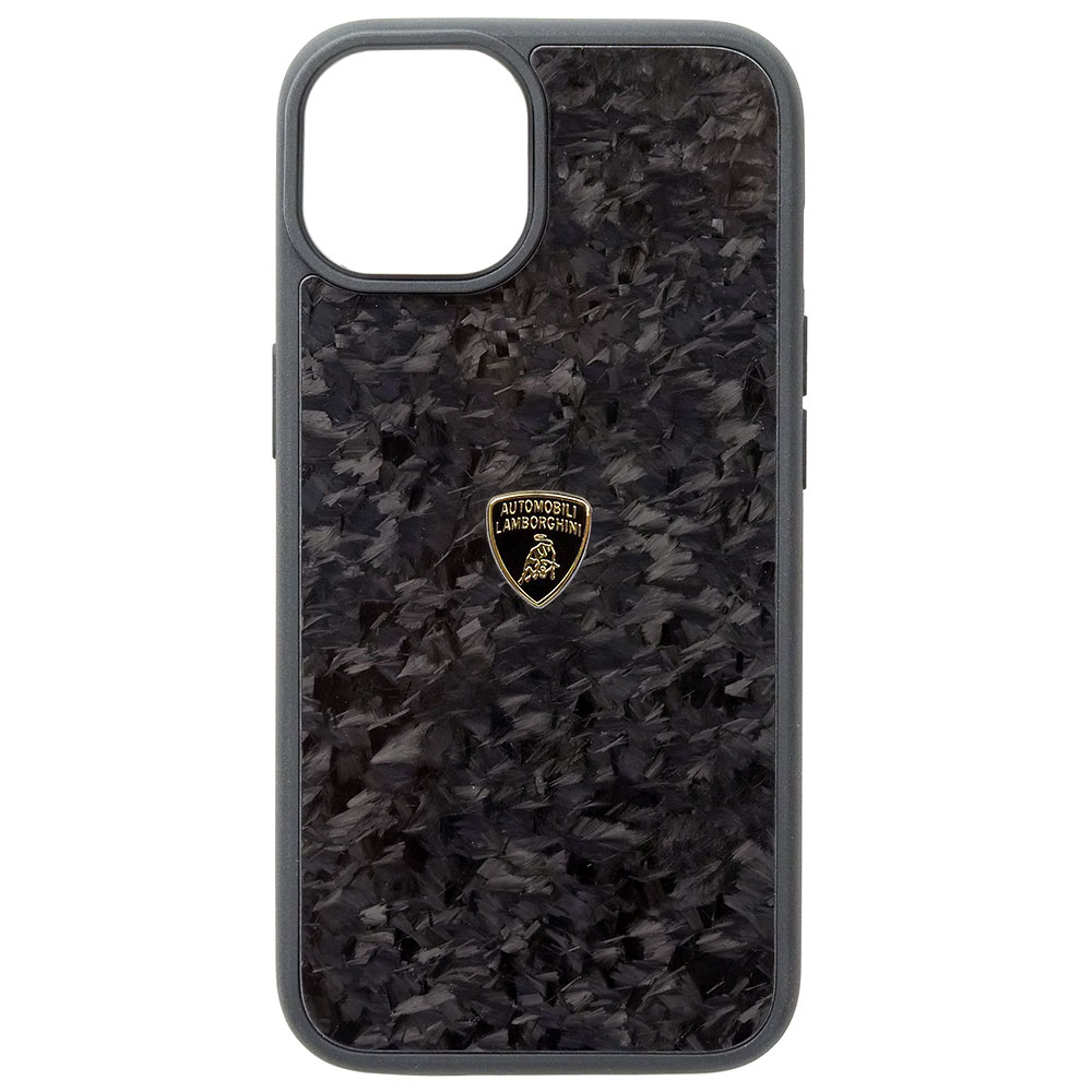 Rakuten - ランボルギーニ iPhone 14 リアルカーボン バックカバー ウラカン D14 ブラック LB-TPUPCIP14-HU/D14-GD