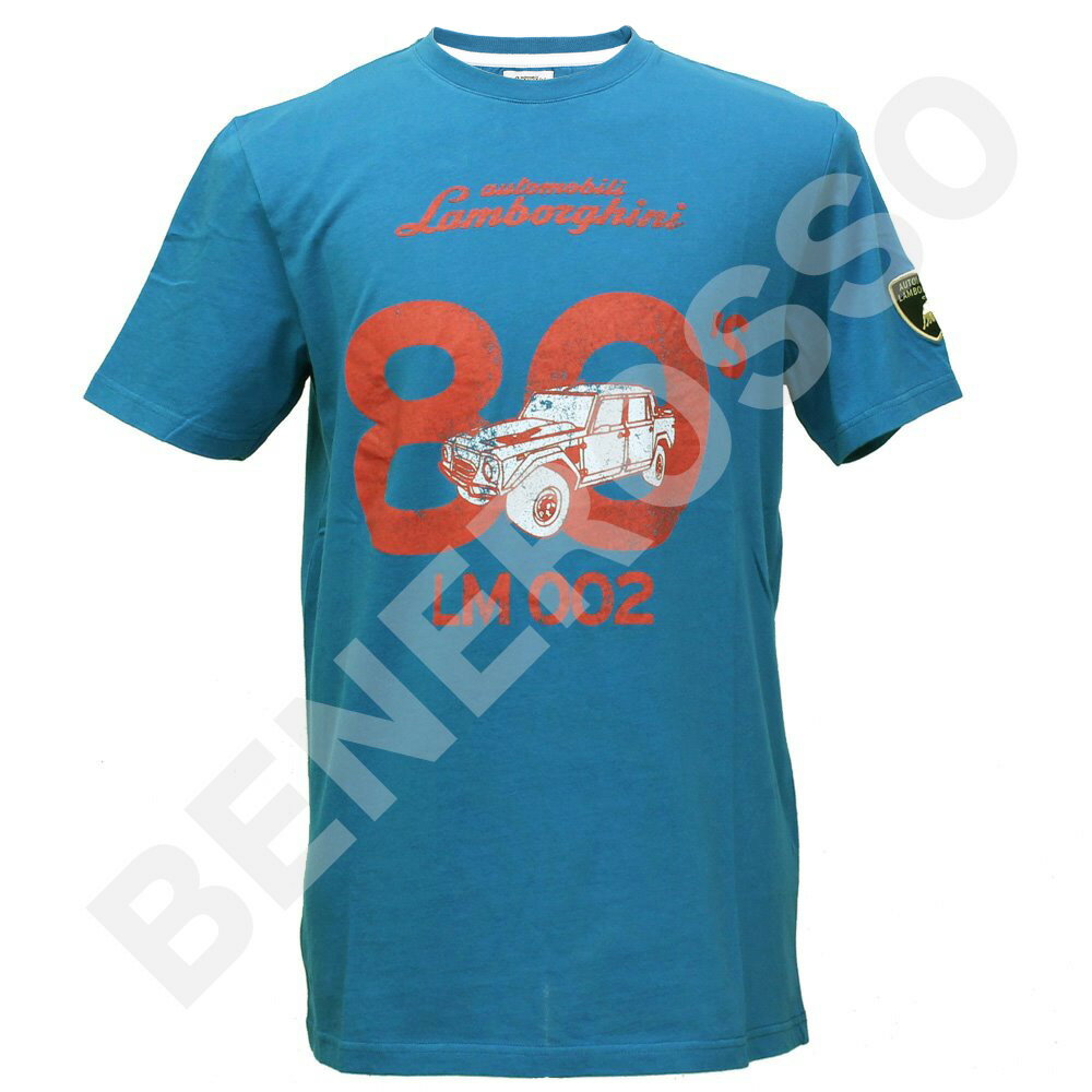 Rakuten - ランボルギーニ メンズ 80's LM002 Tシャツ オーシャンブルー 9011605CCU156