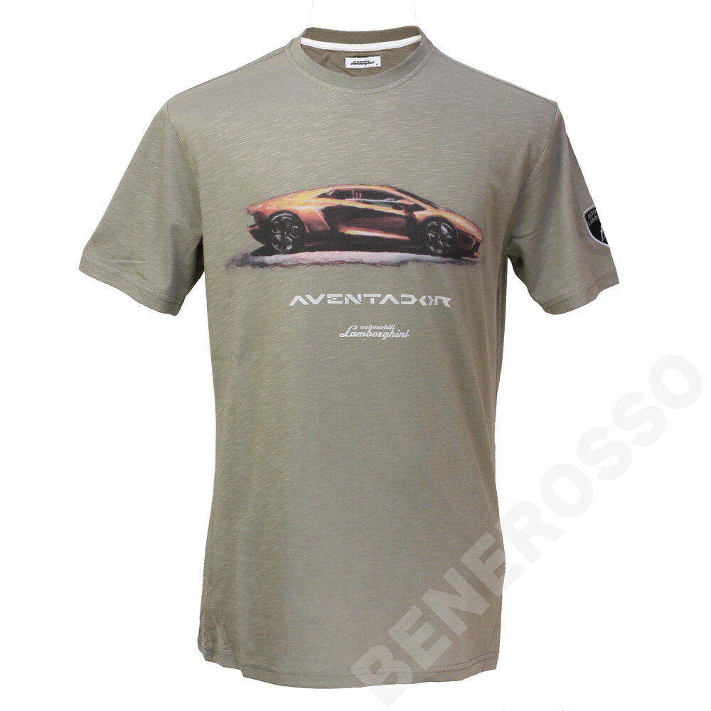 樂天商城 - ランボルギーニ メンズ アヴェンタドール profile Tシャツ ロックブラウン 9010827CCT050