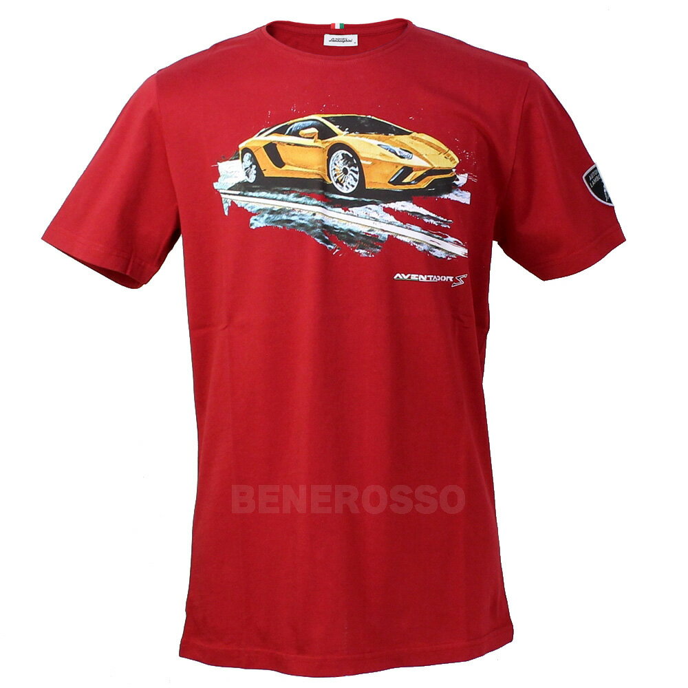 Rakuten - ランボルギーニ メンズ アヴェンタドールS Tee レッド 9012422CCR056