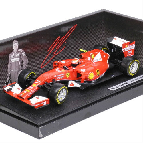 マテル 1/18スケール フェラーリ F1 2014 F14T #7 K.ライコネン ドライバー付  ...