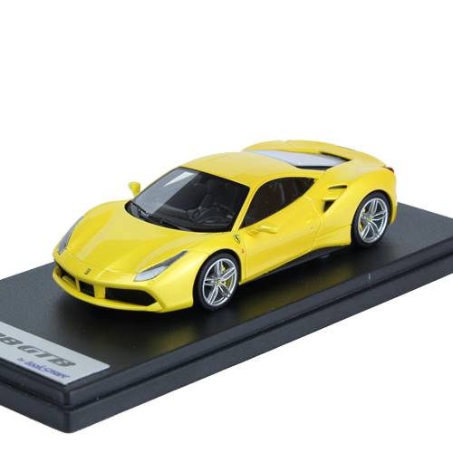 Look Smart 1/43スケール フェラーリ 488GTB ジュネーブモーターショー 2015 GIALLO TRISTORATO LS446C