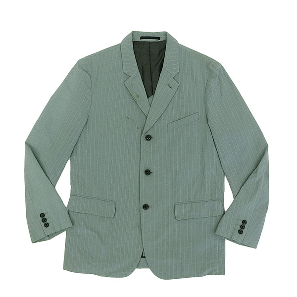 Rakuten - コムデギャルソン COMME des GARCONS 日本製 ストライプ柄 ジャケット ライトブルー系 sizeS [Y00811]