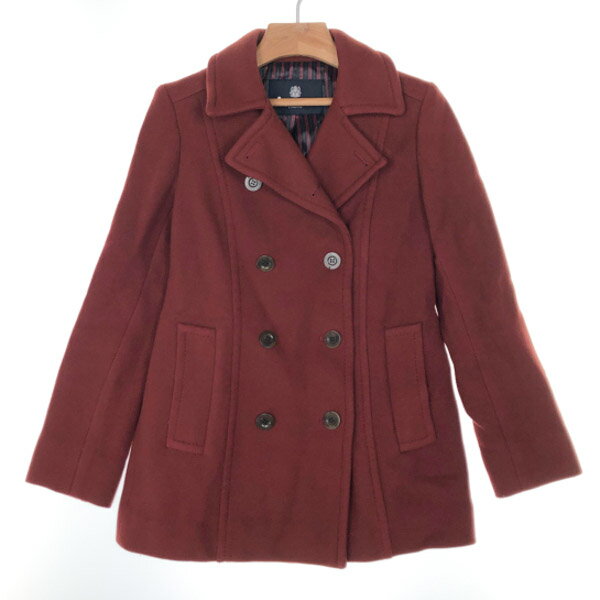 Aquascutum（アクアスキュータム）　Pコート ウールカシミヤメルトンPコート