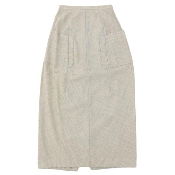 コムデギャルソン COMME DES GARCONS ウール 2ポケット スカート レディース グレー系 sizeM GS-11046M AD1992 90's ヴィンテージ 