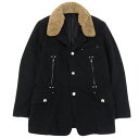 【中古】 ◆美品◆ ヨウジヤマモト Yohji Yamamoto デザインジャケット アウター トップス メンズ ブラック size2 HN-J62-121 2...