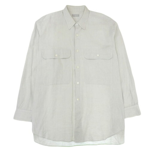 【中古】 コムデギャルソンオム COMME des GARCONS HOMME シャツ メンズ ライトグレー 長袖 90’s Y03396 【中古】 コムデギャルソンオム COMME des GARCONS HOMME シャツ メンズ ライトグレー 長袖 90’s Y03396