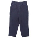 【中古】 コムデギャルソンオム COMME des GARCONS HOMME サルエルパンツ メンズ ネイビー sizeS HE-P041 Y03398