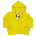 【中古】 未使用 3.1フィリップリム 3.1 Phillip Lim 20AW トップス ダブルフェイス ニット ダブルラップ フーディ XS イエロー レデ...