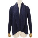 【中古】 超美品 ラルフローレン RALPH LAUREN ニット カーディガン ネイビー sizeXS レディース 295103
