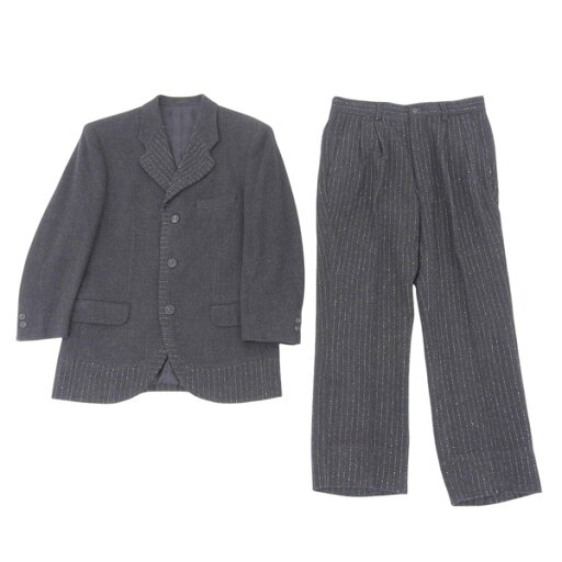 ISSEY MIYAKE MEN イッセイミヤケメン 1997AW ME73-FD114 日本製 サイズS ウール 織柄 スーツ セットアップ メンズ ダークブラウン 中古 ISSEY MIYAKE MEN イッセイミヤケメン 1997AW ME73-FD114 日本製 サイズS ウール 織柄 スーツ セットアップ メンズ ダークブラウン 中古