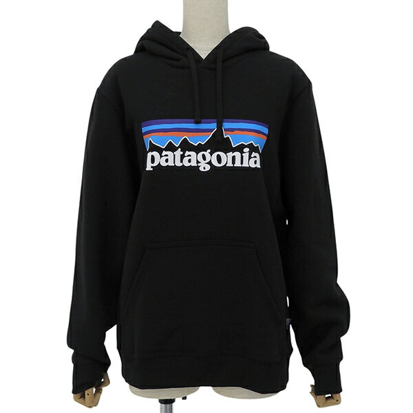 Rakuten - Patagonia パタゴニア 39622 サイズS P-6ロゴ フーディ プルオーバー パーカー 裏起毛 トップス ユニセックス M'sサイズXS W'sサイズS レディース ブラック YB0158 【中古】