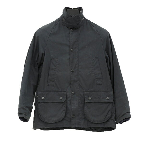 Rakuten - Barbour バブアー ブルゾン CLASSIC BEDALE SYLKOIL サイズXL オイルドジャケット アウター メンズ ネイビー系 YB0189 【中古】