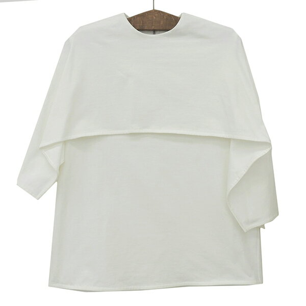 Rakuten - JIL SANDER ジルサンダー J03GC0125-J20035 サイズM コットン バックジップ レイヤード ノースリーブ カットソー トップス レディース ホワイト YB0210 【中古】