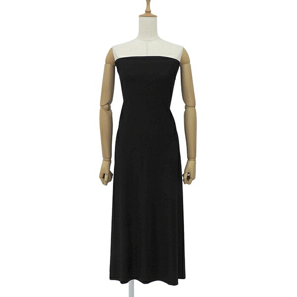 Rakuten - ISSEY MIYAKE イッセイミヤケ IM22JG069 サイズ2 ストレッチ生地 チューブトップ ワンピース スカート レディース ブラック ECO0030 【中古】