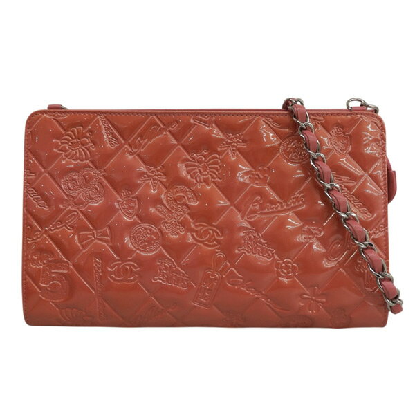 Rakuten - 美品 シャネル CHANEL アイコン チェーン ショルダーバッグ カード 箱 袋付 301252 【中古】