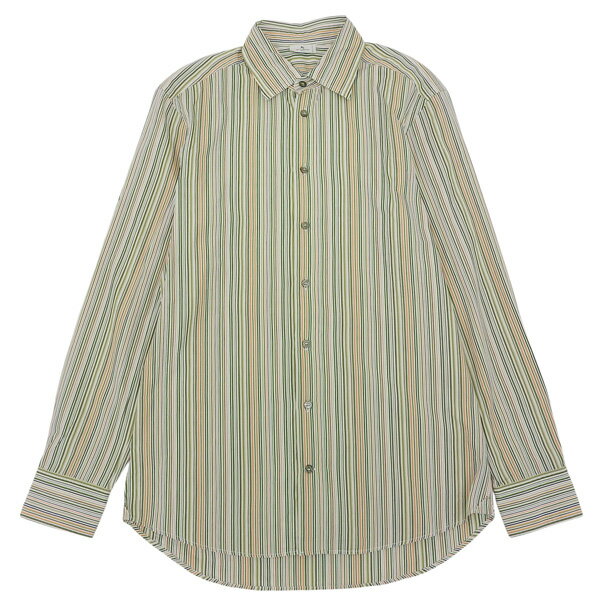 Rakuten - 超美品 エトロ ETRO 長袖シャツ ストライプ サイズ39 メンズ 301271 【中古】