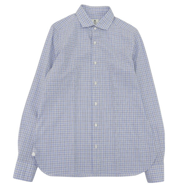 Rakuten - 超美品 ボレリ BORRELLI 長袖 シャツ チェック柄 サイズM メンズ 301277 【中古】
