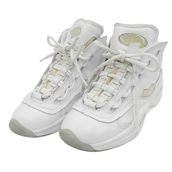 Maison Martin Margiela マルジェラ Reebok リーボック コラボ GW5000 24cm 箱付 ステッチ 切り替え 22 ダッド スニーカー シューズ メンズ ホワイト ECO0079 【中古】