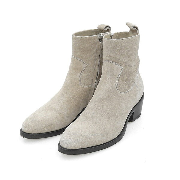 JIMMY CHOO ジミーチュウ サイズ36 約23.0cm スエード ショート ブーツ レディース ベージュ ECO0200 