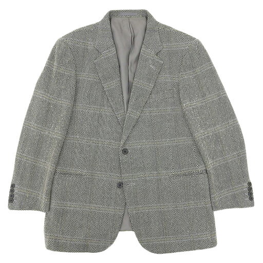 美品 バーバリー BURBERRYS カシミア混 シングル ジャケット 2つボタン メンズ 180位 グレー系 ヘリンボーン 【中古】 美品 バーバリー BURBERRYS カシミア混 シングル ジャケット 2つボタン メンズ 180位 グレー系 ヘリンボーン 【中古】