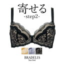 【50%OFF】ブラデリスニューヨーク ローズステップ2ブラ21A1 BRADELIS New York 【ローズタイプ】育乳ブラ 補整 補正 ブラ ブラジャー 谷間 バストアップブラ 産後 卒乳 3/4カップ 下着 レディース