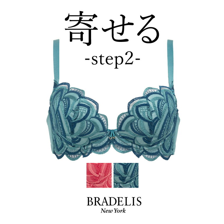 ブラデリスニューヨーク ブラデリス ナオミステップ2ブラ22S1 BRADELIS New York 育乳ブラ 補整 補正 ブラ ブラジャー 谷間 バストアップブラ 産後 卒乳 3/4カップ 下着 レディース 昼 小さいサイズ 20代 30代 40代