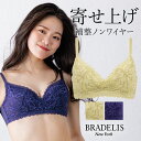 【30%OFF】ブラデリス レーシィソフトキープブラ22A1 BRADELIS NEWYORK BRNY 育乳 いくにゅうぶら 補正 補整 下着 ブラジャー ノンワイヤー 快適ブラ 寄せ 寄せ上げ 谷間 バストアップ 小胸