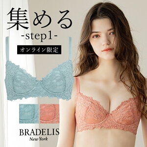 【30%OFF】【オンラインストア限定】ブラデリス ウェンディステップ1ブラ23S4 BRADELIS NEWYORK 【ウェンディタイプ】育乳 いくにゅう 補正 ブラ ブラジャー 谷間 脇肉 バストアップ　寄せ上げ 産後 卒乳 下着 小胸 1215sl